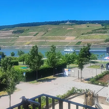Appartement Premium Mit Direktem Rheinblick, Balkon & Freie Tiefgarage Bingen