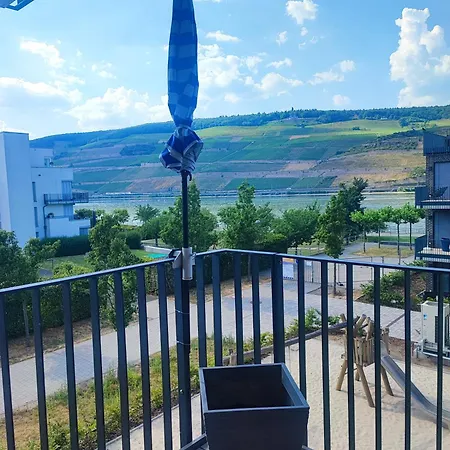 Rhein-suite Bingen Promenade Kueche Niederwald Blick & Freie Tiefgarage Appartement *